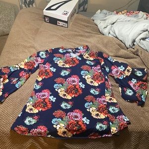 floral blouse